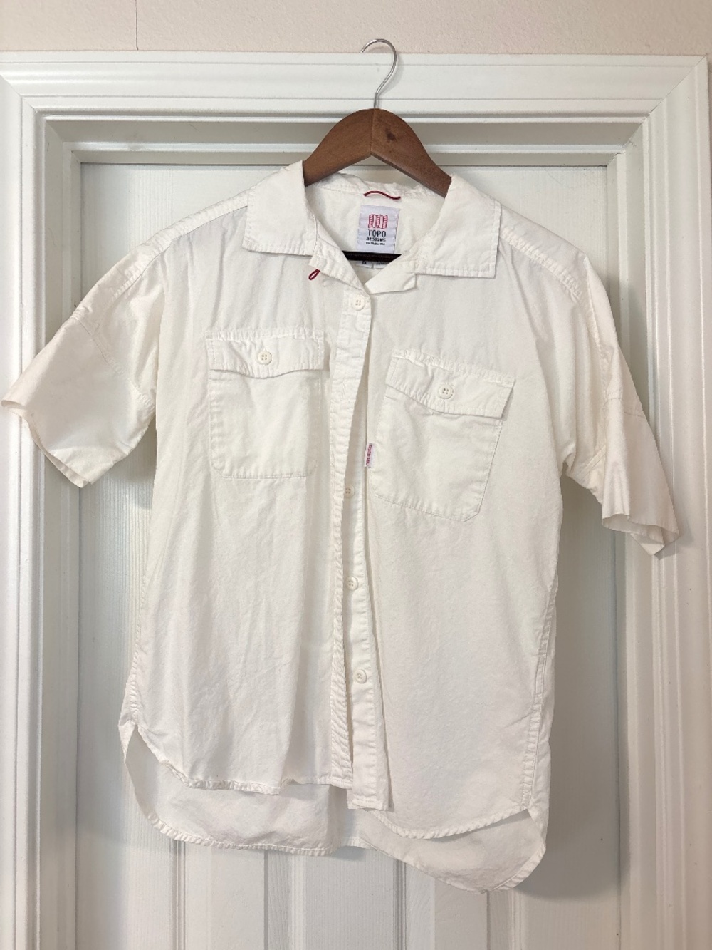 Topo Designs white field shirt